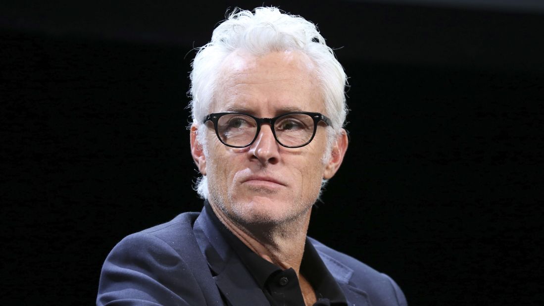 Actor John Slattery, best known as silver fox Roger Sterling on AMC's "Mad Men," went prematurely gray in his 20s. 