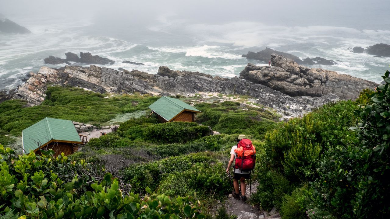 Each day's hike finishes at huts built to accommodate the walkers. Limited space means access must be booked up to a year in advance.