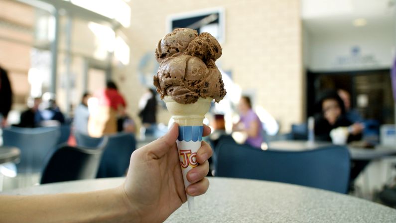 Palm oil is used in some ice creams to help make it creamy and smooth.