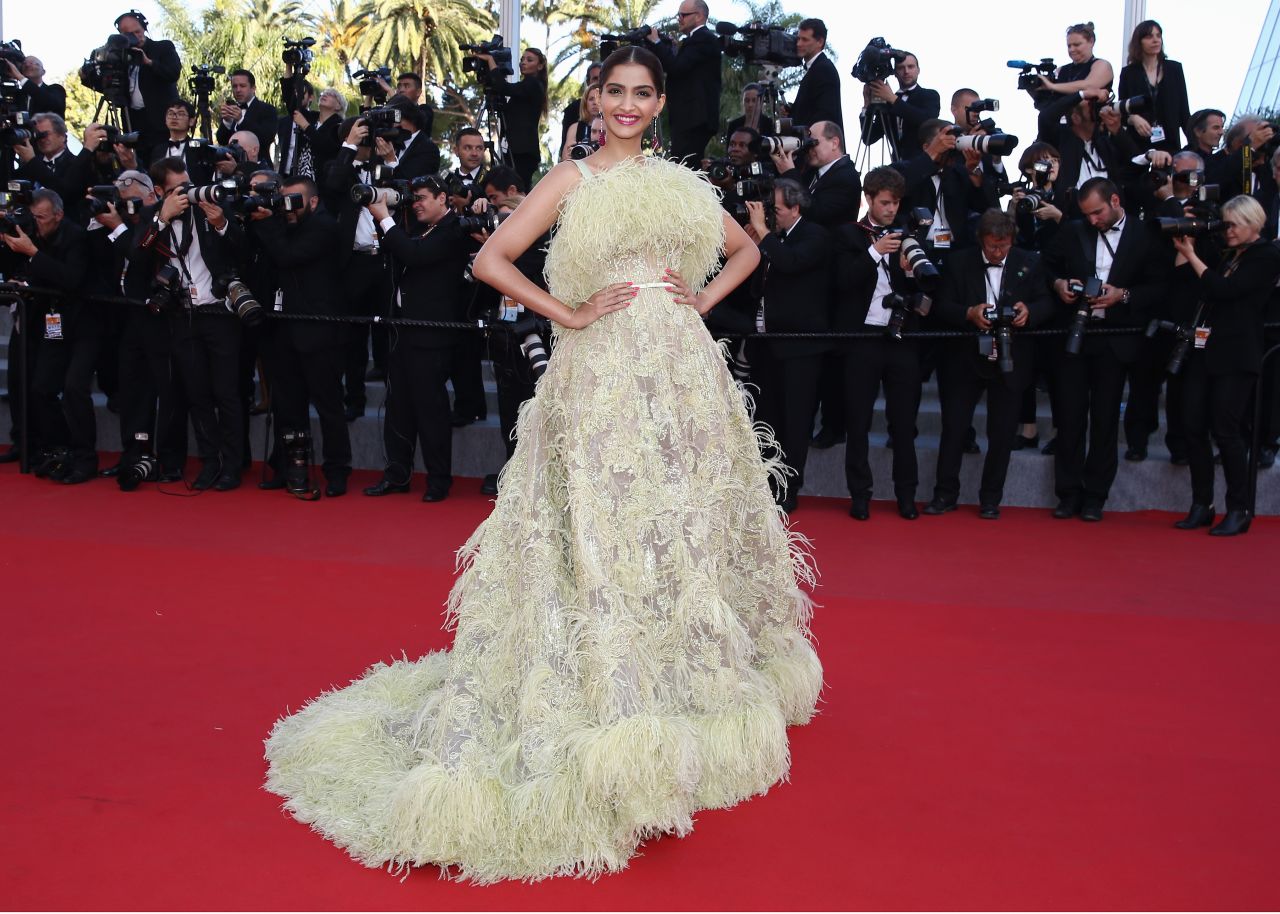 Actress Sonam Kapoor at the Cannes Film Festival last year. She currently stars in the hard-hitting biopic "Neerja".
