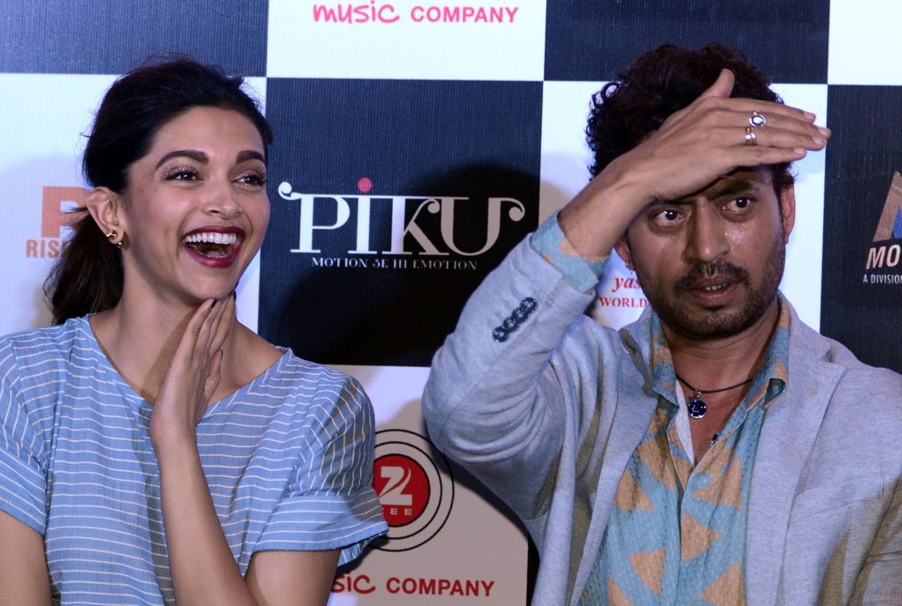Padukone starred with Irrfan Khan in Hindi film "Piku" in which a daughter -- not a son -- is charged with taking care of her father.