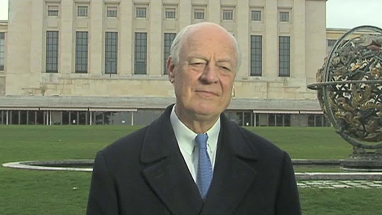 U.N. envoy Staffan de Mistura says the truce "hangs by a thread."