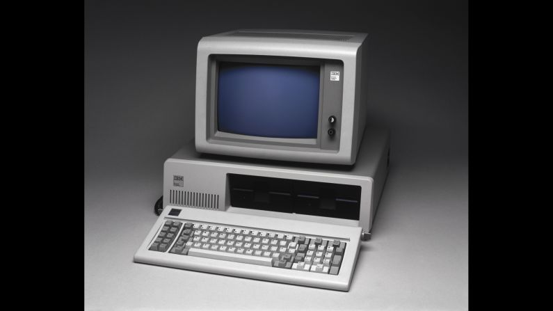 <strong>Computers get personal:</strong> IBM, previously known for manufacturing mainframe computers, debuted its first personal computer, the 5150, in early 1981. Consumers could buy the 5150 at ComputerLand and Sears, with the base model <a href="index.php?page=&url=http%3A%2F%2Fwww.wired.com%2F2011%2F08%2F0812ibm-5150-personal-computer-pc%2F" target="_blank" target="_blank">retailing for $1,565</a> (equivalent to nearly $4,000 today). The machine weighed about 25 pounds, which was considered compact at the time.