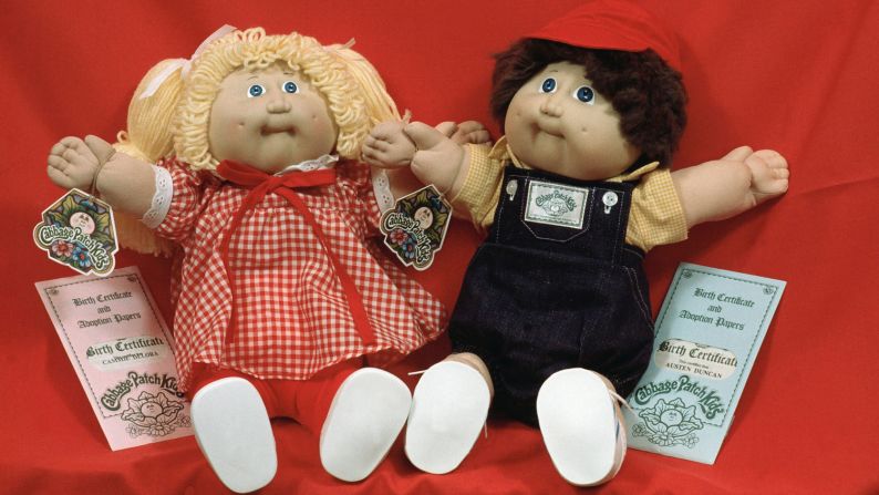 <strong>Cabbage Patch fever:</strong> Xavier Roberts created Cabbage Patch Kids, <a href="index.php?page=&url=http%3A%2F%2Fwww.babylandgeneral.com%2Fabout%2Four-history%2F" target="_blank" target="_blank">originally called "Little People,"</a> while he was an art student in 1977. By the end of 1983, full-on hysteria surrounding the dolls had set in, with <a href="index.php?page=&url=http%3A%2F%2Fcontent.time.com%2Ftime%2Fmagazine%2Farticle%2F0%2C9171%2C921419%2C00.html" target="_blank" target="_blank">parents literally fighting</a> each other in store aisles to obtain them. 