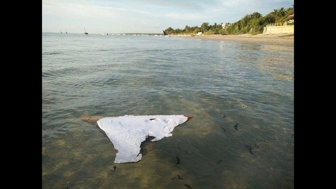 An examination of stenciling and other identifiable features were used to link the debris to MH370. 