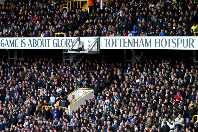 White Hart Lane, home to Tottenham, is sure to be rocking for the early kickoff time in the UK. 
