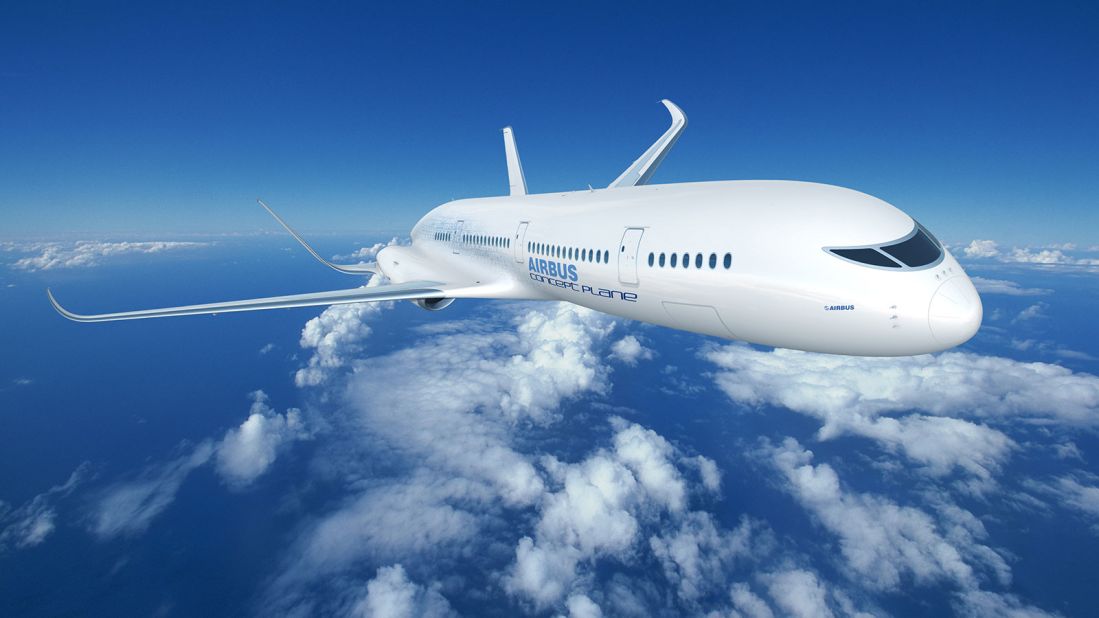 Airbus has created a depiction of what would be possible if all of the futuristic technologies envisaged by Airbus could be combined to create the ideal airliner.<br />