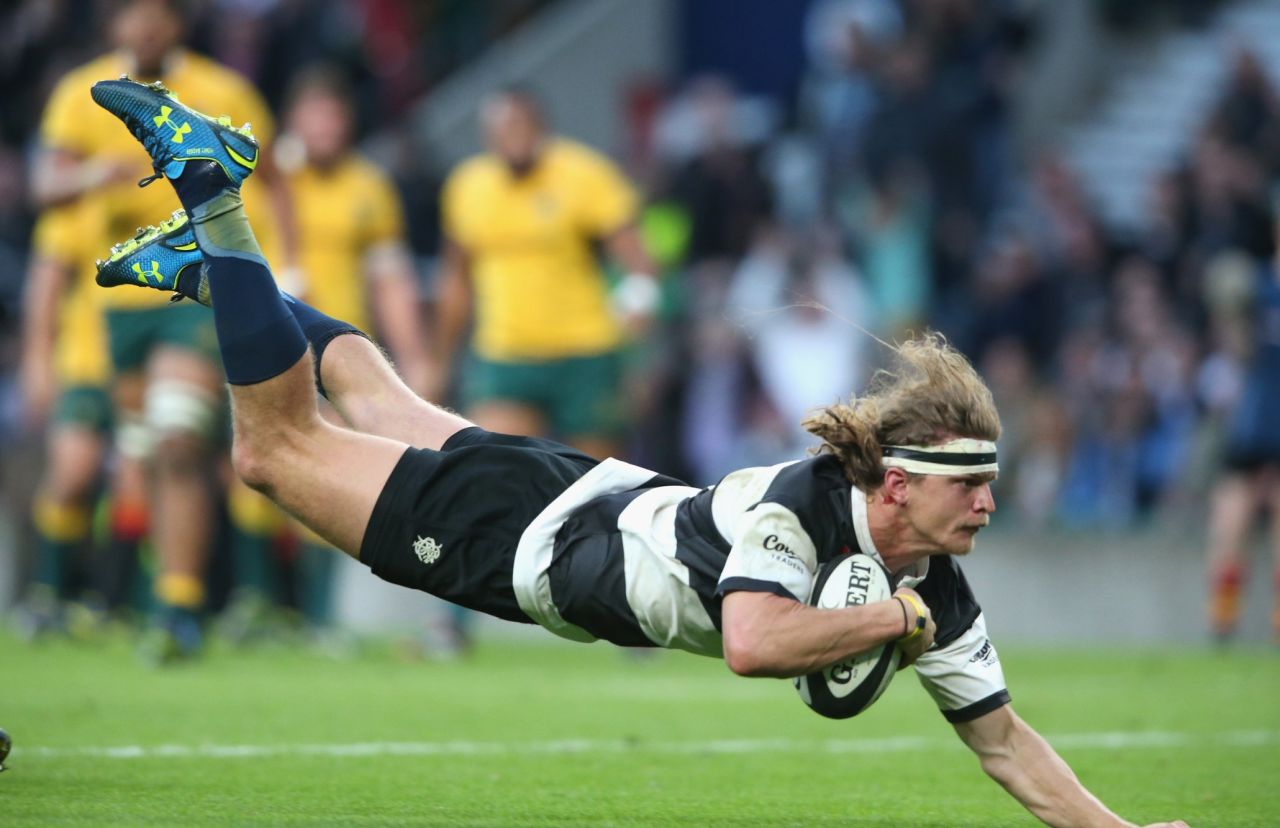 Cummins' aggressive and fast-flowing style of rugby have earned him the nickname from teammates "The Honey Badger."