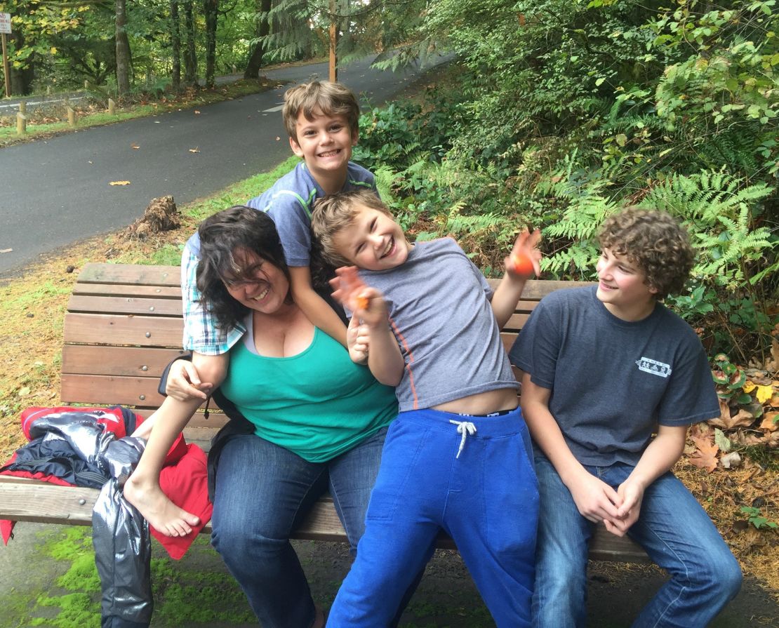 Three of the Rubin children, Charlie, Avi and A.J., have been affected by lead poisoning.