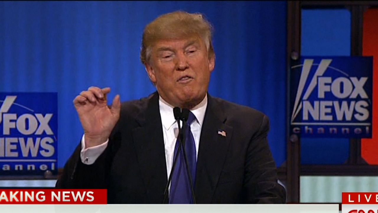 GOP Debate Trump