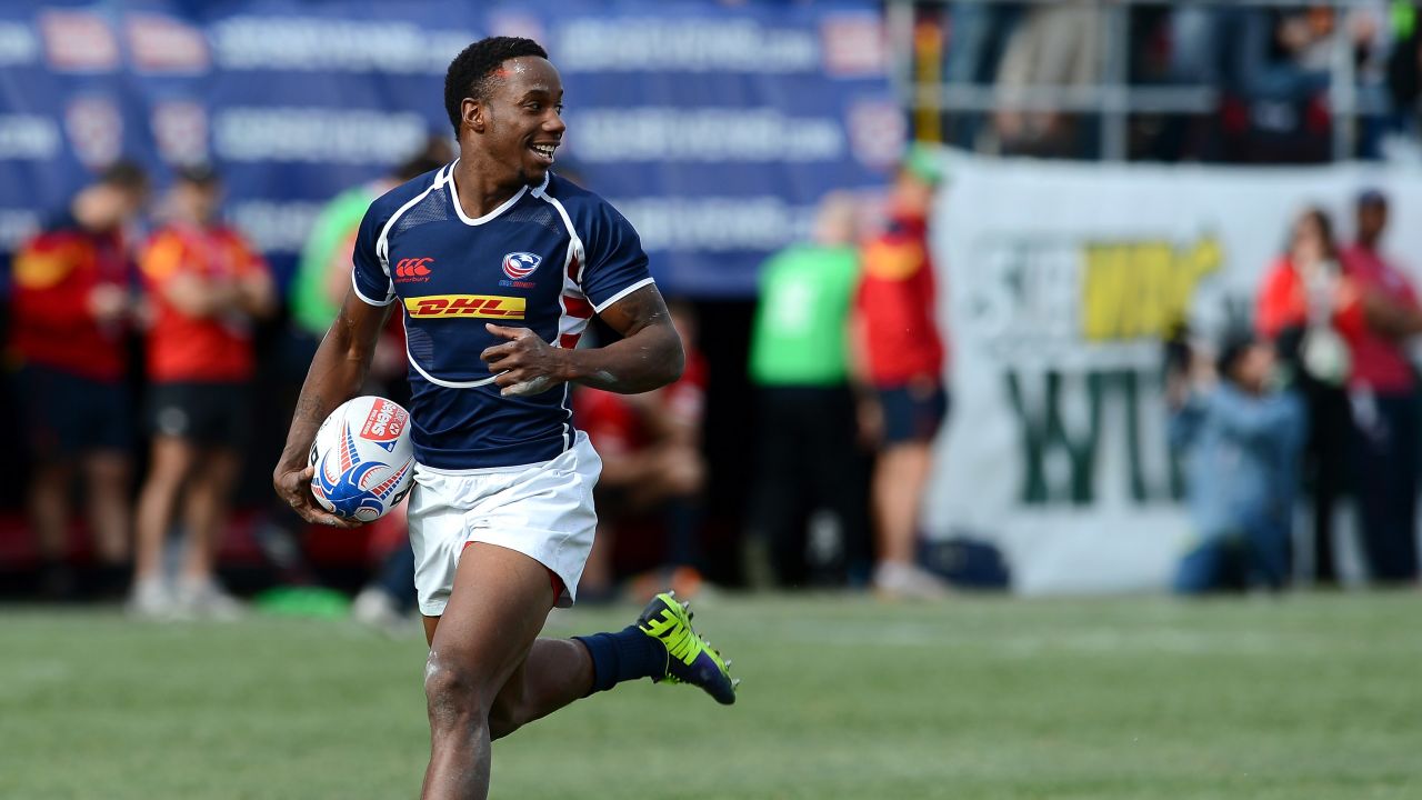 Carlin Isles, with a 100m best of 10.13 seconds, is known as the fastest man in rugby. 