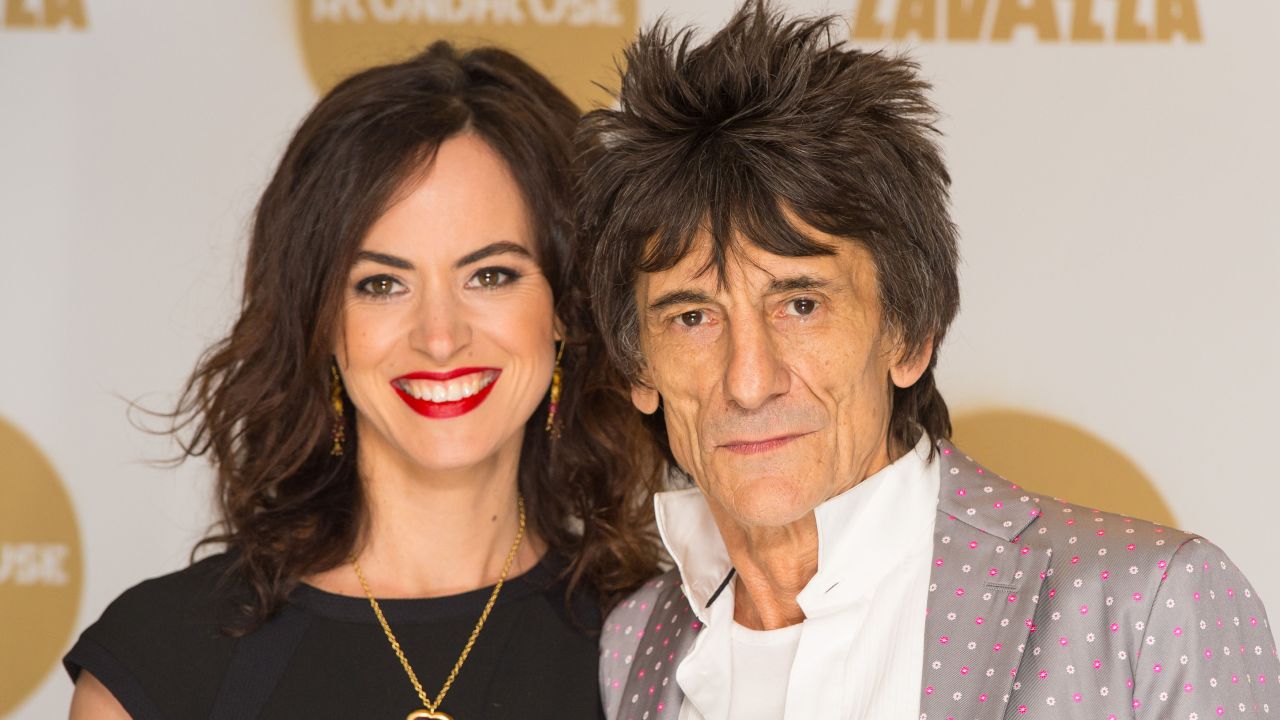 Musician Ronnie Wood, 69, and wife Sally Humphreys, 39, are expecting twins. 