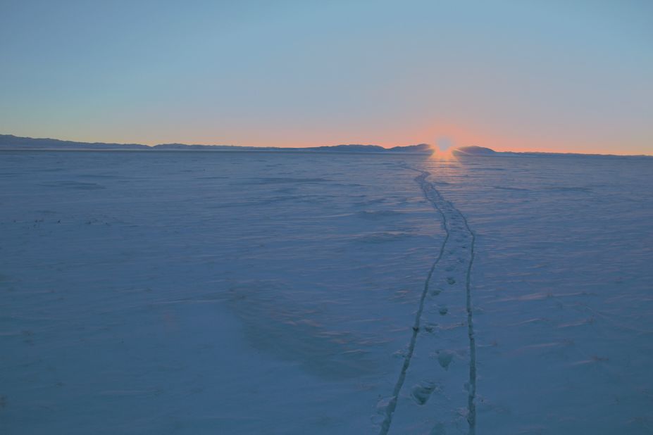 It took her three attempts to cross Mongolia's inhospitable South Gobi, where temperatures drop to minus 30 C (-22F)