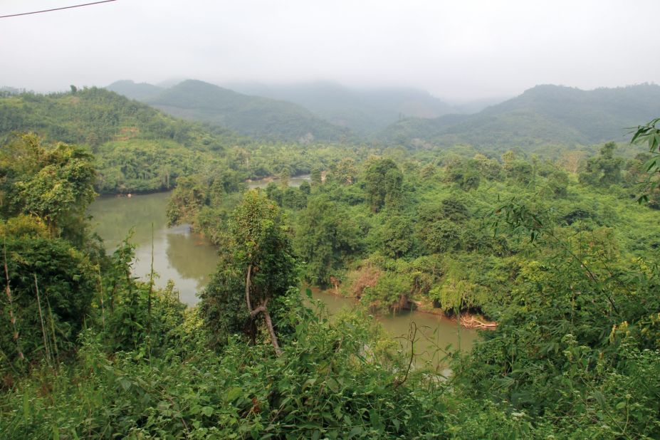 In the Laos jungle (pictured) Marquis suffered from dengue fever. 
