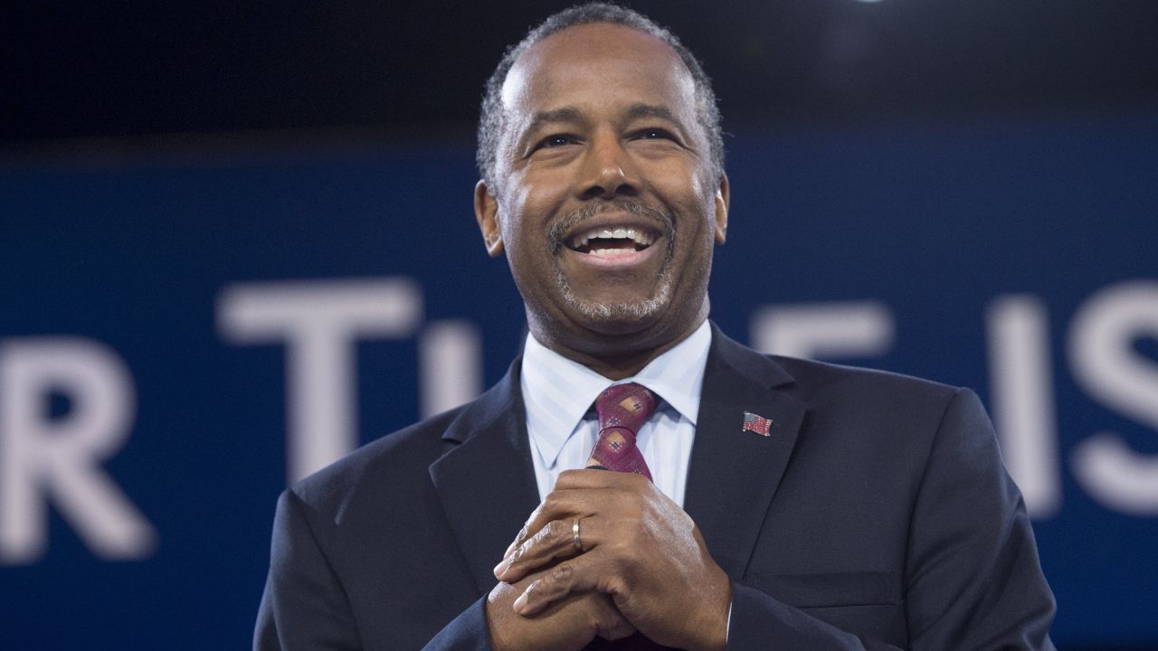 Republican Presidential hopeful Ben Carson.