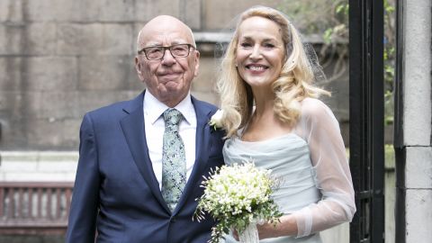 Global media mogul Rupert Murdoch married model Jerry Hall on Friday, March 4 in a ceremony attended by family and celebrity friends. 