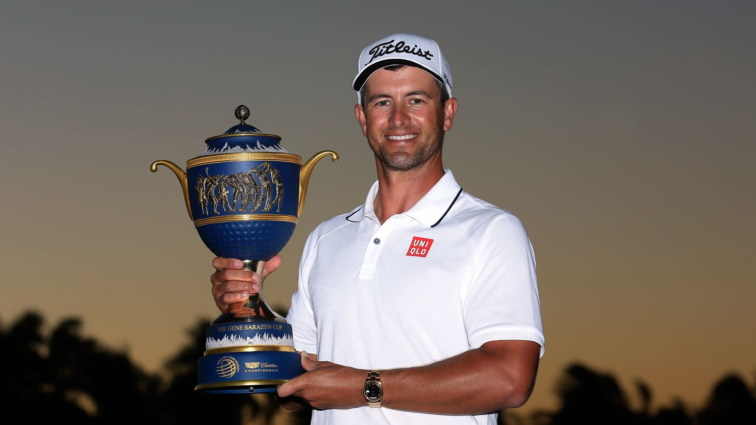 Adam Scott clinched his second PGA Tour title in two weeks with victory in the WGC Cadillac Championship
