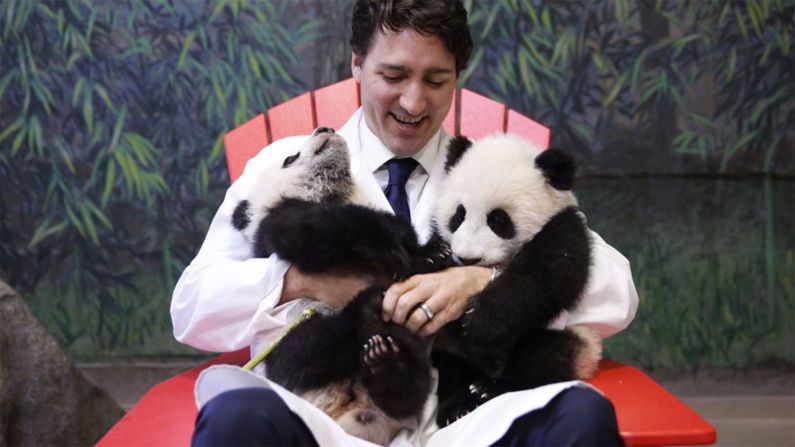 Canada came in sixth place, but we're pretty sure it would have ranked higher if Canadians had been surveyed after <a href="http://www.cnn.com/2016/03/07/living/toronto-zoo-giant-panda-cubs-named-irpt/">these adorable giant panda cubs were born</a>. Prime Minister Justin Trudeau, who knew a good photo op when he saw one, helped unveil their names (Jia Panpan and Jia Yueyue) in March. 