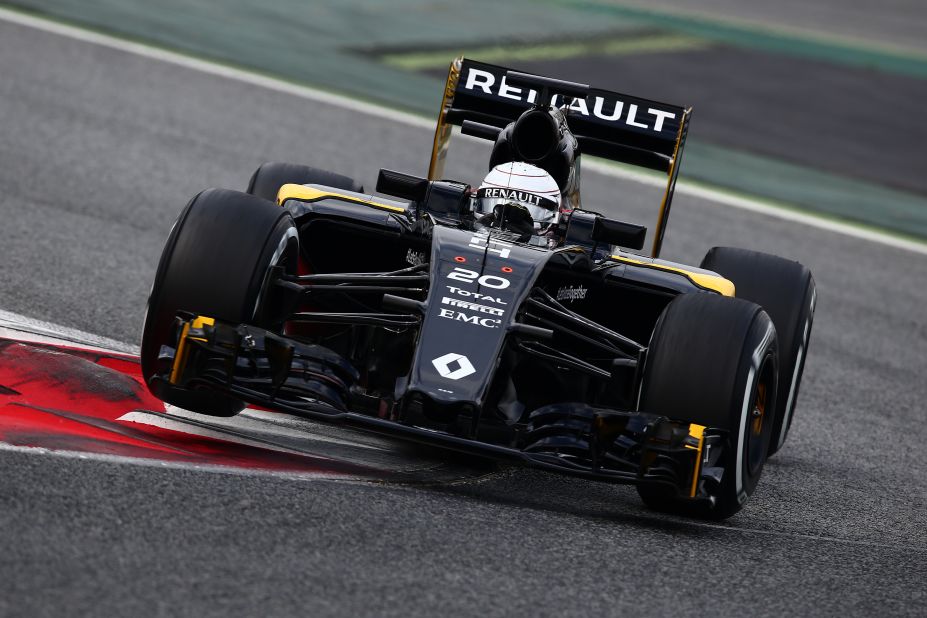 Renault, seen here with its temporary black livery during winter testing last month, has been involved in F1 since the 1970s either as a constructor or engine supplier, but sold its team to Lotus in 2010.