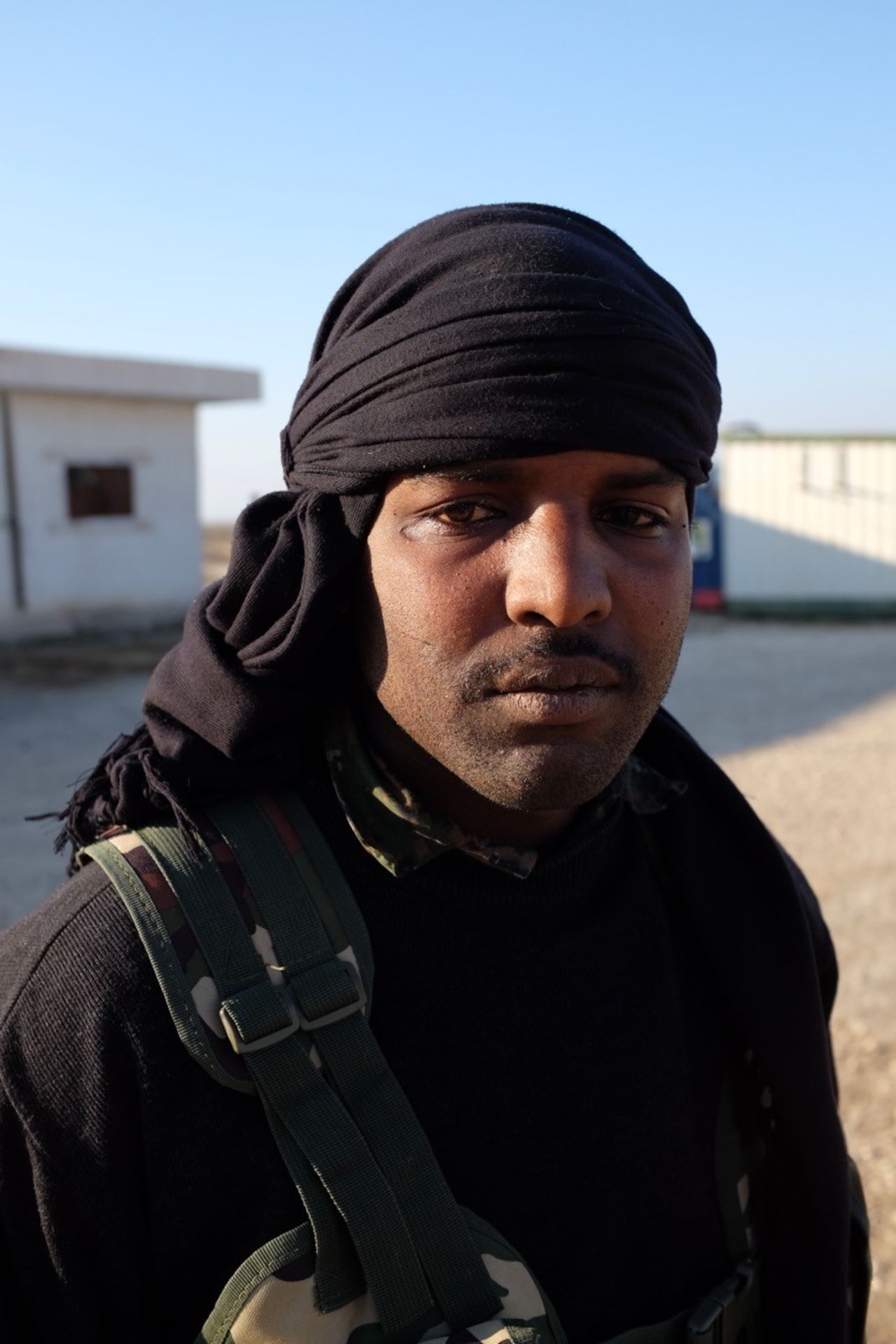 A fighter from the Syrian Democratic Forces alliance, a combination of Kurdish and Arab fighters. The alliance has pushed ISIS out of large areas in northern Syria.