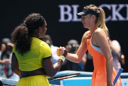 Sharapova's last match was a straight-sets loss to her long-time nemesis Serena Williams at the 2016 Australian Open. 