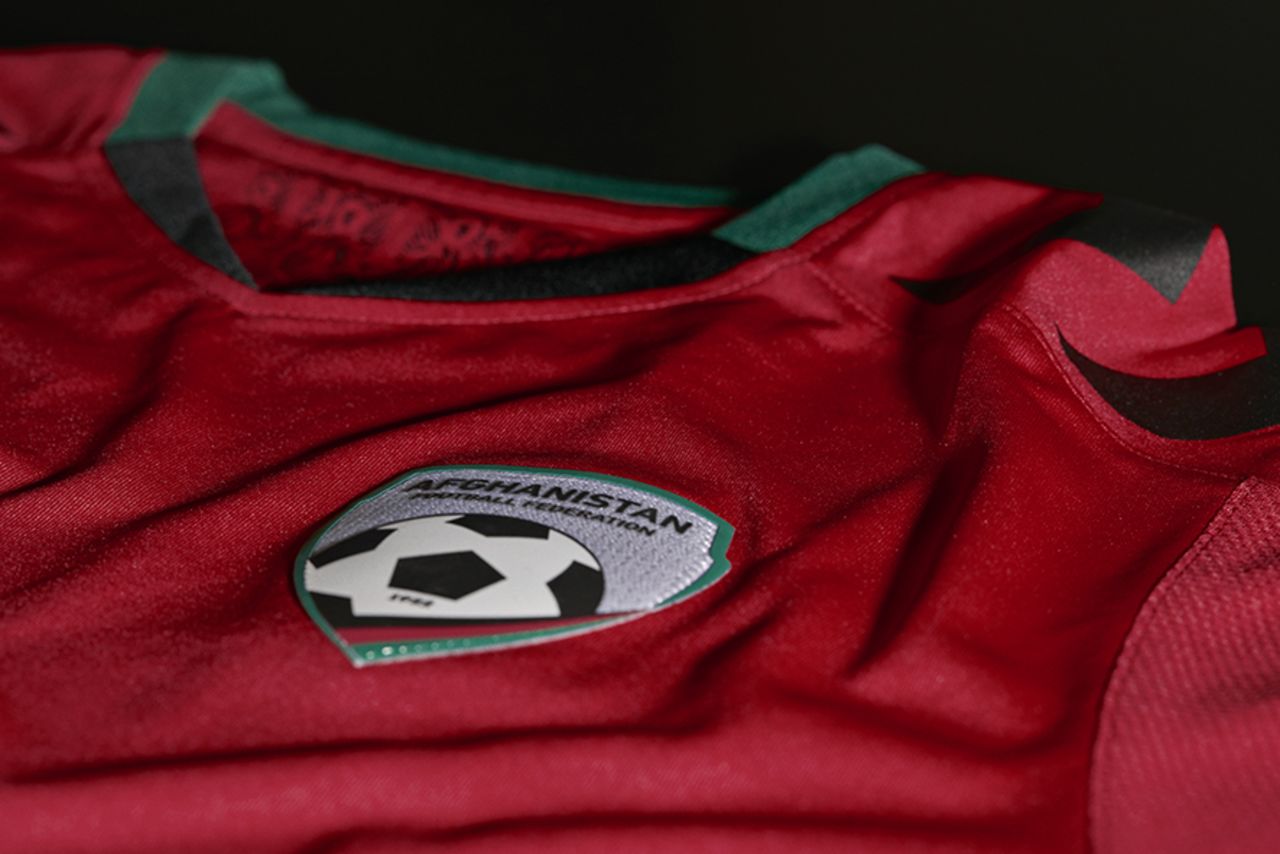 The jersey is designed by Danish sportswear brand Hummel, which took advantage of football's world governing body FIFA lifting its ban on head covers in 2014.