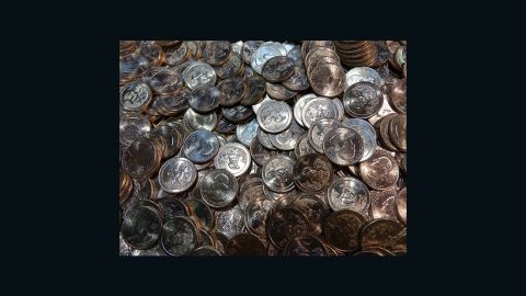 A Harpersville, Alabama, man made off with $196,000 in quarters, authorities say.