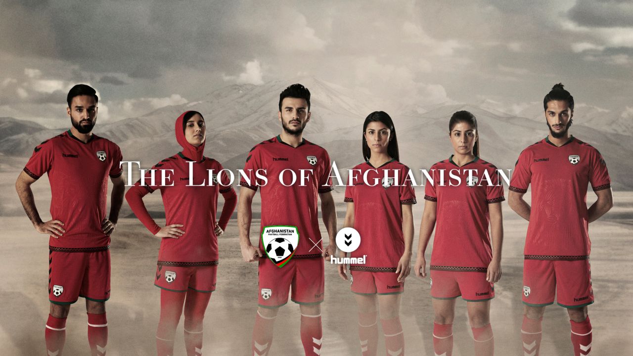 The Afghanistan national football team has unveiled images of its new jersey, with the women's version including a hijab. It was revealed to the public on International Women's Day.