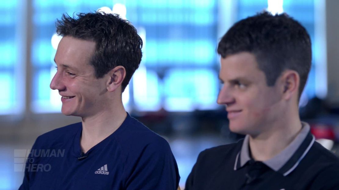 The Brownlees during filming for CNN's Human to Hero.