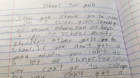 An essay written by my 8-year-old daughter