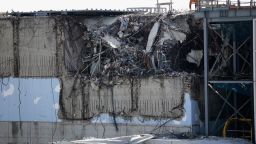OKUMA, JAPAN - FEBRUARY 24:  A general view of damage to No. 3 reactor building at Fukushima Daiichi nuclear power plant. Five years on, the decontamination and decommissioning process at the Tokyo Electric Power Co.'s embattled Fukushima Daiichi nuclear power plant continues on February 25, 2016 in Okuma, Japan.  March 11, 2016 marks the fifth anniversary of the magnitude 9.0 earthquake and tsunami which claimed the lives of 15,894, and the subsequent damage to the reactors at TEPCO's Fukushima Daiichi Nuclear Power Plant causing the nuclear disaster which still forces 99,750 people to live as evacuees away from contaminated areas.  (Photo by Christopher Furlong/Getty Images)