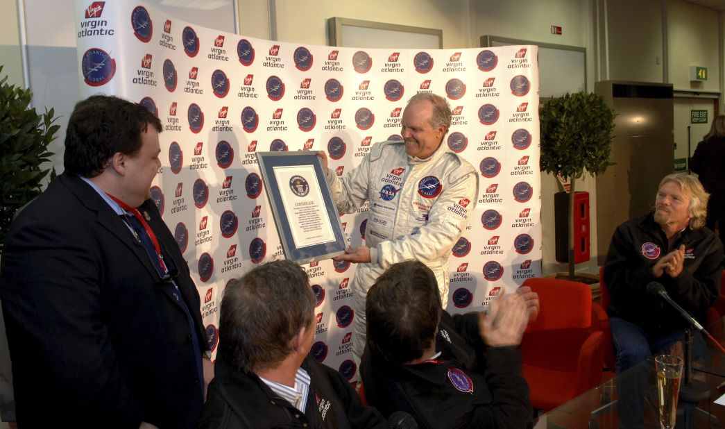 Among American Steve Fossett's multiple world records are five nonstop circumnavigations of Earth -- as a balloonist, sailor and pilot. In 2005, it took him just 67 hours and one minute to fly around the globe nonstop in the Virgin Atlantic GlobalFlyer aircraft, starting and finishing at Salina, Kansas.