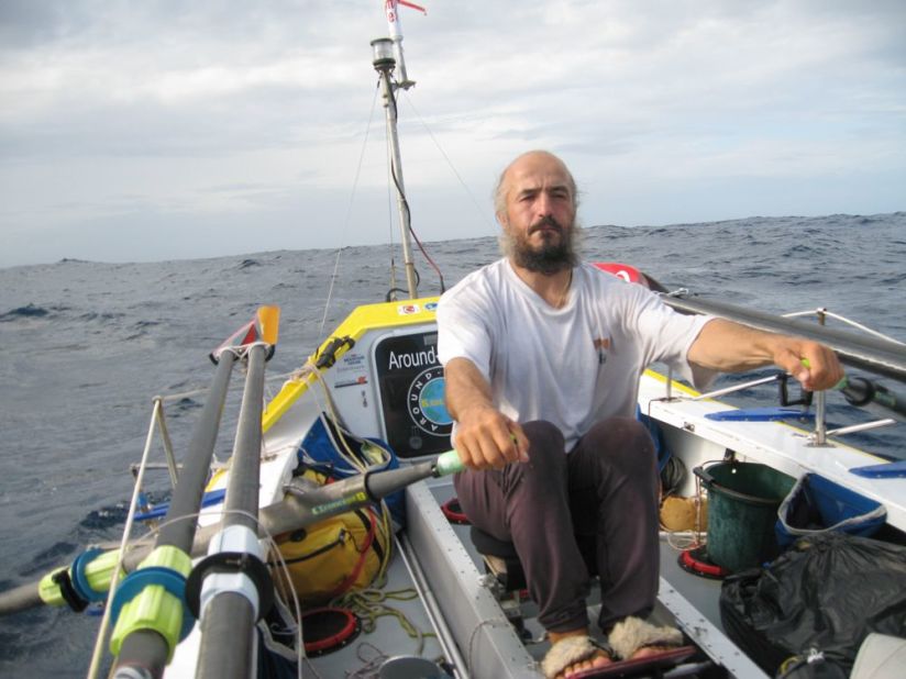 Erden Eruc also circumvented the world using only human power, though he completed the trip solo, without any assistance. He rowed, kayaked, hiked and cycled his way around the world. The journey lasted five years, 11 days, 12 hours and 22 minutes and was completed in 2012. 