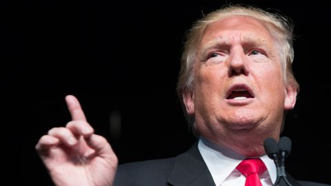 ATLANTA, GEORGIA- FEBRUARY 21: Republican presidential candidate Donald Trump speaks during a campaign rally at the Georgia World Congress Center, Sunday, February 21, 2016 in Atlanta, Georgia. Trump won the South Carolina Republican primary over nearest rivals Sen. Marco Rubio (R-FL) and Sen. Ted Cruz (R-TX). (Photo by Branden Camp/Getty Images)