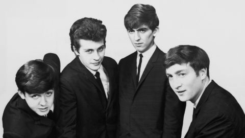 L-R: Paul McCartney, Pete Best, George Harrison, and John Lennon.