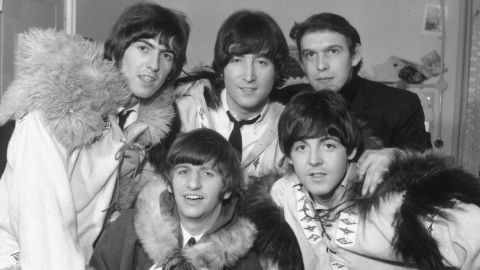 Aspinall with the band in 1964.  