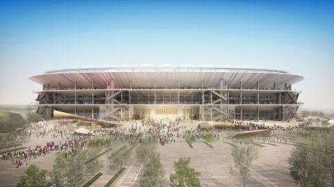 The club statement went on: "In short, it is a unique solution, reproducing the characteristic vision of the grandstand and canopy, from the inside out, a silent and powerful tribute to the stadium built by Francesc Mitjans in 1957."