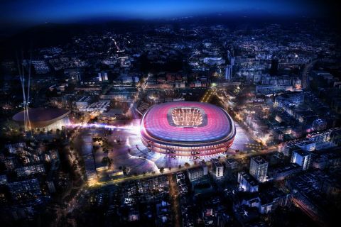The Camp Nou stadium, home to Spanish champion Barcelona, is getting an upgrade and the club has released images of the new design. Work is due to completed in the 2021/22 season. "The proposal stands out for being open, elegant, serene, timeless, Mediterranean and democratic," a club statement said.