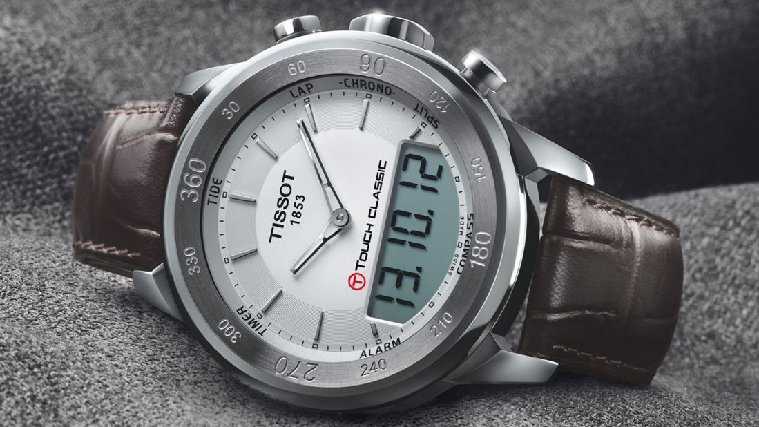 Think smart watches are new? Tissot introduced the first watch with a touch sensitive dial in 1999. 