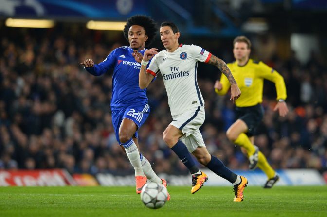 Chelsea pushed forward in search of a way back into the game but with 23 minutes remaining, Ibrahimovic pounced to send PSG into the last eight after great work by Angel Di Maria.