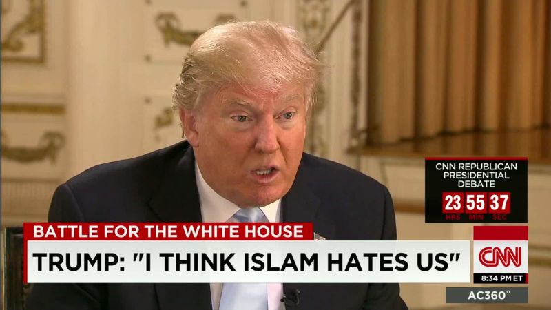 Trump S Comments On Islam Are Frightening Opinion Cnn