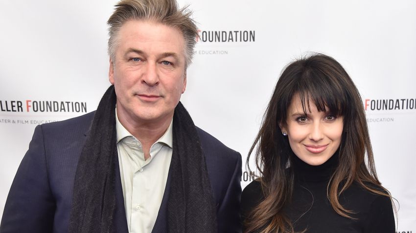 NEW YORK, NY - JANUARY 25:  Alec Baldwin (L) and Hilaria Thomas attend Arthur Miller - One Night 100 Years Benefit at Lyceum Theatre on January 25, 2016 in New York City.  (Photo by Michael Loccisano/Getty Images)