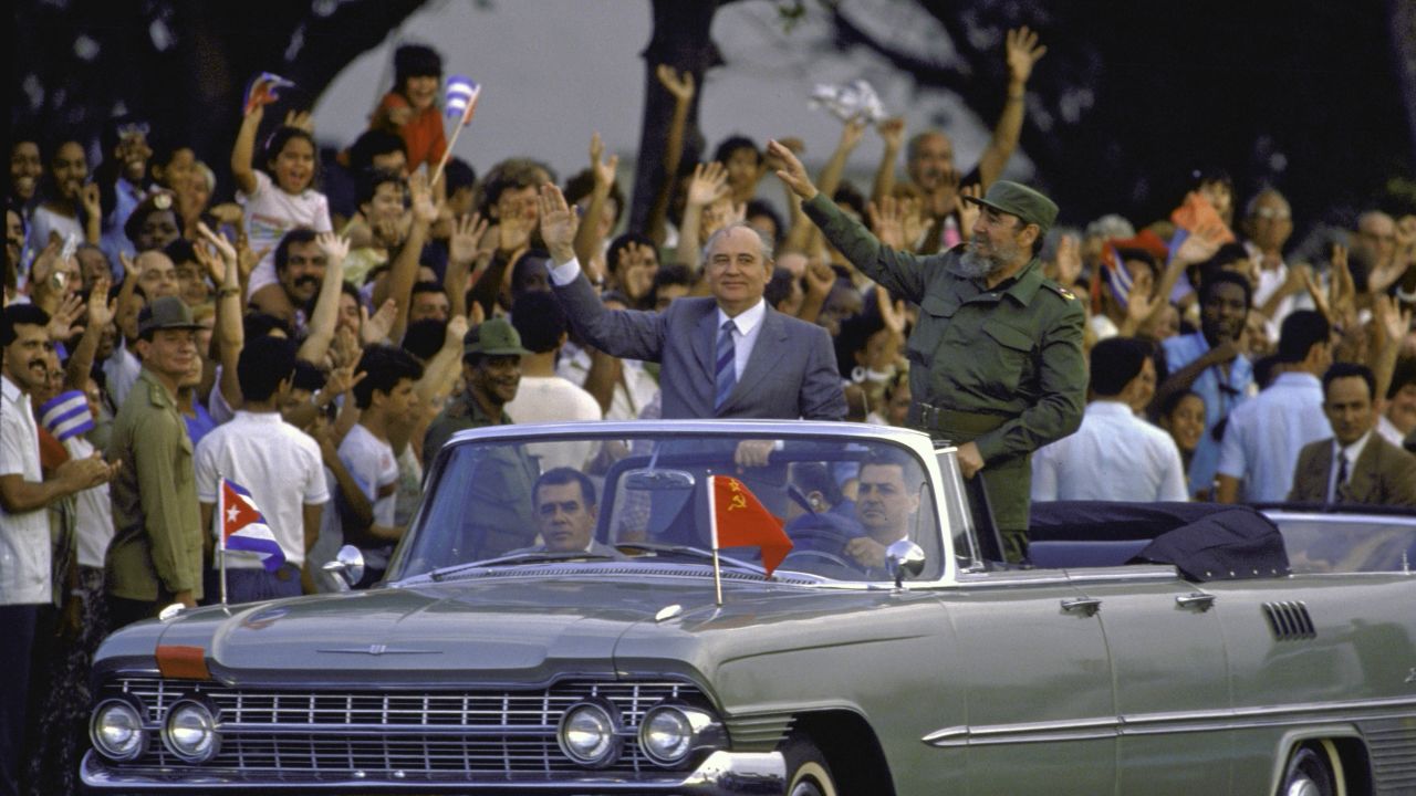 In 1989, just two years before the Soviet Union collapsed, Castro met with Soviet leader Mikhail Gorbachev. Cuba and Russia enjoy a long friendship going back to the Cold War. 