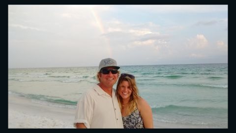 Chase Sherman with his fiance, Patti Galloway,