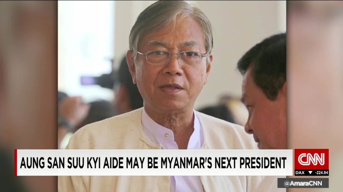 Htin Kyaw is the new President of Myanmar.