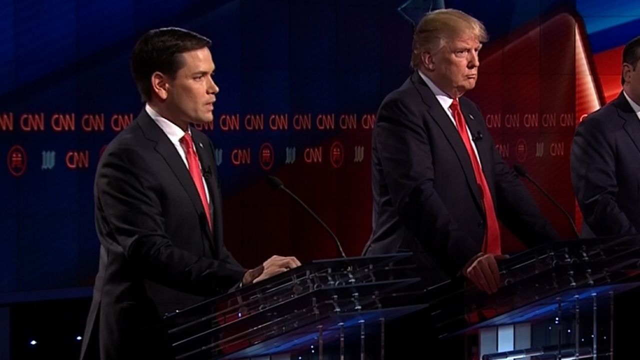 Rubio Trump Miami GOP Debate 0310