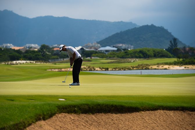 Rio's Olympic golf course is up and running after a test event ahead of next summer's Games was staged this week.