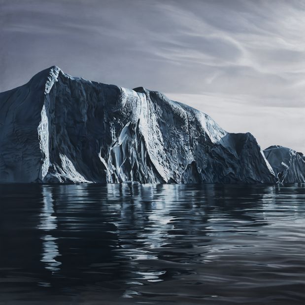 Zaria Forman creates photo-realistic drawings of polar landscapes using pastels. 