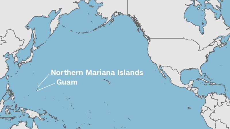 Где находятся марианские острова на карте Earthquake strikes Mariana Islands CNN