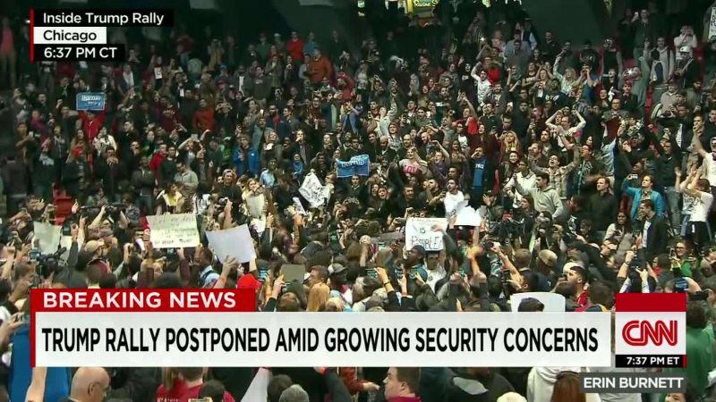 Trump Releases Statement As Rally Turns Violent | CNN